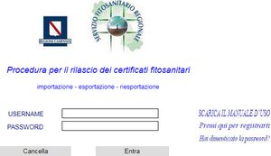 web servizio fitosanitario
