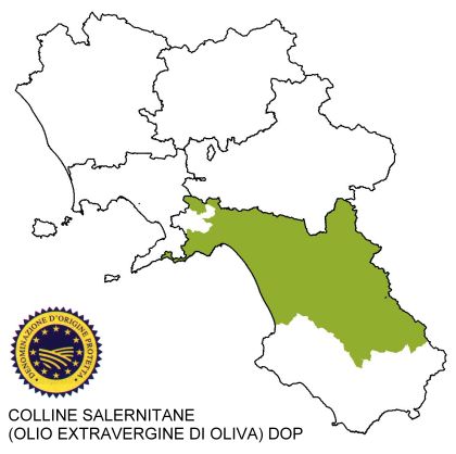 area di produzione olio colline salernitane